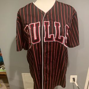 Unisex Bulls Jersey Button Top